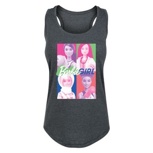 Women's - Barbie - Women's Racerback Tank Top Graphic Racerback Tank - 1 of 4