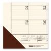 EcoTones Recycled Academic Desk Pad Calendar, 18.5 x 13, Cream Sheets, Brown Corners, 12-Month (Aug to July): 2025 to 2026 - 4 of 4
