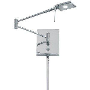 George Kovacs Lighting Georges Reading Room 1 - Light Swing Arm Lamp in  Chrome - 1 of 1