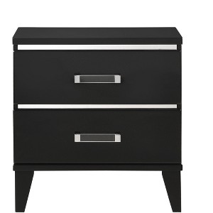 NicBex Nightstand with Drawers,Side Table with Wood Tapered Legs and Finish,Modern Bedside Table for Bedroom,Living Room - 1 of 4