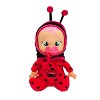 Cry Babies Tiny Cuddles Newborn 10" Lady Baby Doll Pink Hair/Green Eyes - 2 of 4