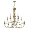 Livex Lighting Estate 21 - Light Chandelier in  Antique Brass - 4 of 4