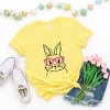 Simply Sage Market Bunny Face With Pink Glasses Short Sleeve Tee - 3 of 4