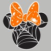 Women's Mickey & Friends Minnie Orange Bow Webs T-Shirt - 2 of 4