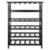Rio 24 Bottles Wine Rack Wood/Espresso - Winsome - 4 of 4
