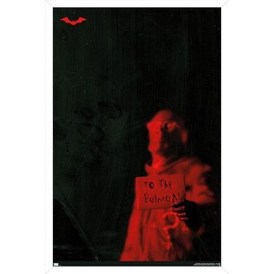 Trends International DC Comics Movie The Batman - The Riddler Teaser One Sheet Framed Wall Poster Prints - 1 of 4