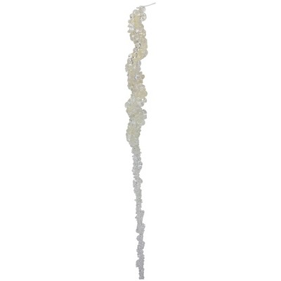 Northlight 18.5" Acrylic Dangling Icicle Christmas Ornament - Clear