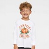 The Juniper Shop Pumpkin Festival Gourd Vibes Toddler Long Sleeve Tee - 3T - White - 3 of 4