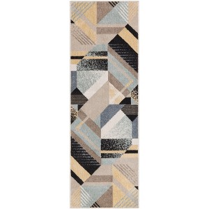 Nourison Washable Decor Modern Geometric Indoor Rug - 1 of 4