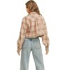 Women's Piper Plaid Crop Shacket - MABLE - 2 of 4