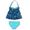 Island Escape Womens Tahiti Shaper Pant 2 Piece Tankini - 2 of 2