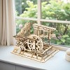 ROBOTIME 3D Wooden Jigsaw Puzzle Marble Run  Puzzle Toy Gifts, Home Decorative Toys, Unique Holiday Gifts, Jigsaw Puzzle Sets, Beige, 10"*9.1"*7.3" - 2 of 4