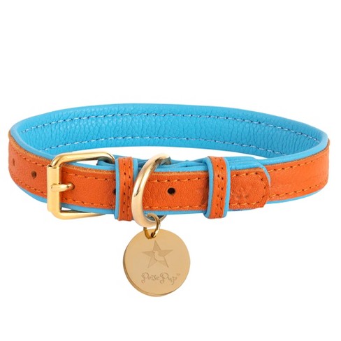 Italian Leather Luxury Dog Collar- 22 Colors