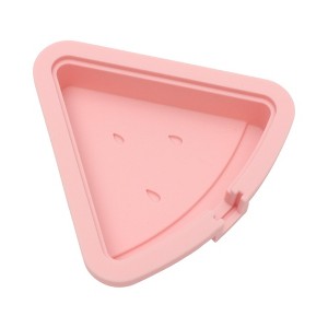 Unique Bargains Popsicles Mould Watermelon Shape Comes with Lid and Stick Hand Washable Plastic 4.53"x4.33"x1.06" 1 Pc - 1 of 4