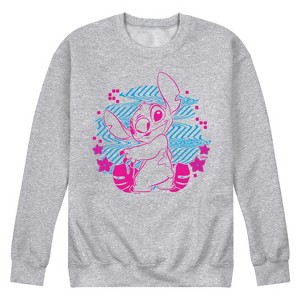 Men's - Disney - Lilo & Stitch Graphic Fleece Sweatshirt - 1 of 4