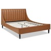 Sandy Wilson Home Aspen Vertical Tufted Headboard Platform Bed Set, Queen - 3 of 4