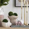 NAYSAYE Planter Sand and Cement Coral Planter with Textured Beige Finish for Indoor Outdoor Garden, Beige, 9.3"*9"*8.7" - 3 of 4