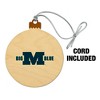 Millikin University Secondary Logo Wood Christmas Tree Holiday Ornament - 2 of 4
