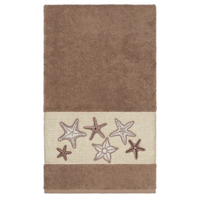 Linum Home Textiles 100% Turkish Cotton LYDIA Embellished Towel Set