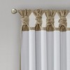 Sapphtopaz Lined Window Curtains Twist Tab Curtain Panel Privacy Assured with Total Blackout for Bedroom, Living Room - 2 of 4