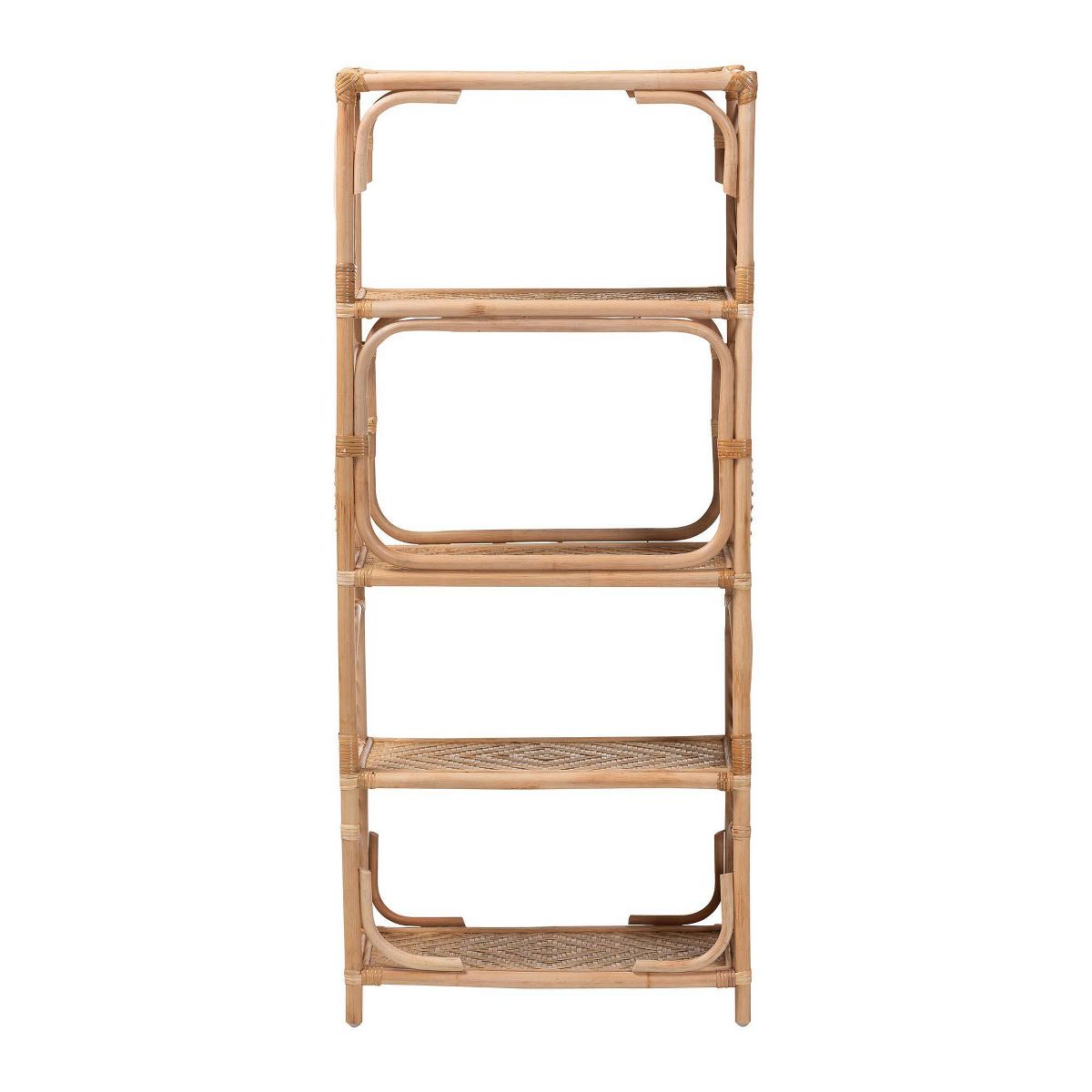 bali & pari Baara Natural Rattan 4  Tier Display Shelf Natural - thumbnail 2
