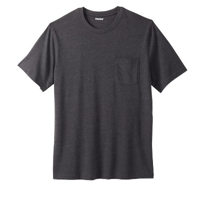 KingSize Shrink-Less Lightweight Pocket Crewneck T-Shirt