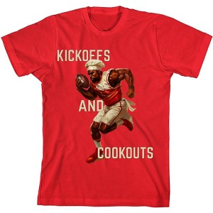 Go Sports! But Where's the Food? Youth Crew Neck Short Sleeve Tee - 1 of 2
