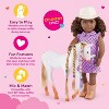Our Generation Valerie with Hair Play Foal 18" Doll & Horse Accessory Set - 3 of 4