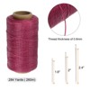 Unique Bargains Wear-Resistant Polyester Embroidery Waxed Thread with Needles - 2 of 4