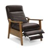 TiramisuBest Wood Arm Push Back Recliner,Burnished Brown - 4 of 4