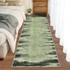 Modern Abstract Striped Area Rug Machine Washable Stain Resistant Indoor Carpet Low Pile Non Slip Non Shedding Floor Cover for Living Room Bedroom - 4 of 4