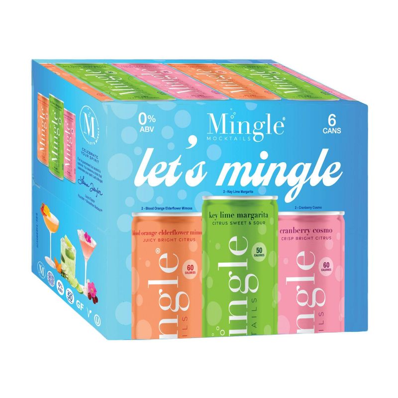 Mingle Mocktails Variety Pack - 6pk/355ml Cans, 3 of 8