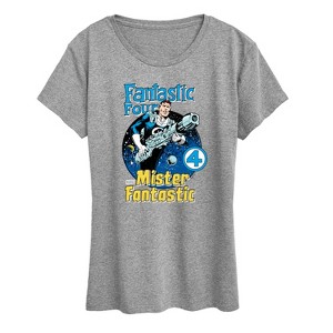 Women's - Marvel - Mr F Card- Women's Short Sleeve Graphic T-Shirt Short Sleeve Graphic T-Shirt - 1 of 4