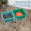 ECR4Kids 2-Station Sand and Water Adjustable Play Table - 4 of 4
