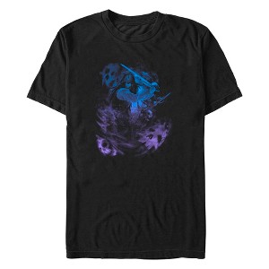 Men's Pirates of the Caribbean: Curse of the Black Pearl Jack Sparrow Ombre Skulls T-Shirt - 1 of 4