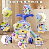 Skirfy 3-in-1 Sit-to-Stand Walker, Push-to-Play Learning Toys, Speed- and Height-Adjustable Musical Activity Center for Ages 12 Months and Up - 4 of 4