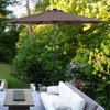 Costway 10ft Solar Lights Patio Umbrella Outdoor W/ 50 LBS Movable Umbrella Stand Red - 2 of 4