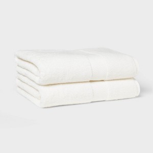 2pk Performance Plus Bath Towels - Threshold™ - 1 of 4