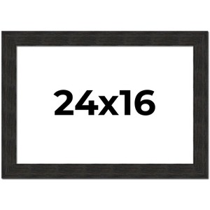 PosterPalooza | Contemporary Black Picture Frame - UV Acrylic, Backing Board, Hanging Hardware Included - 1 of 4
