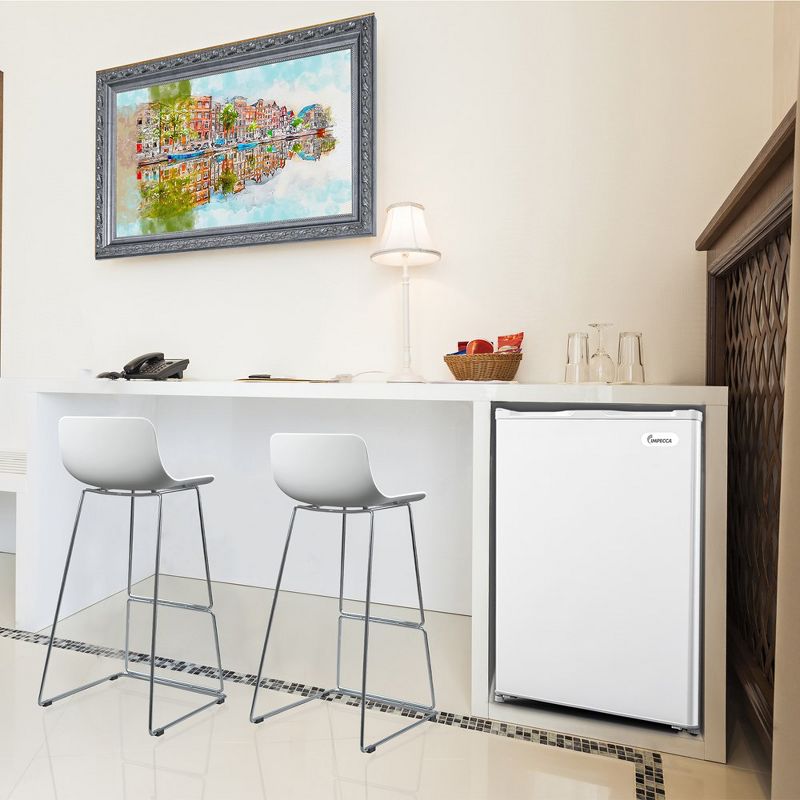 Impecca 3.3 Cu.Ft. Single Door Mini Refrigerators with Full-width Soft Freezer -White, 2 of 6