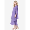 Roaman's Women's Plus Size Embellished Jacket Dress - 3 of 4