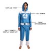 Fantastic Four The First Steps Super Suit Adult Long Sleeve Hooded Cosplay Union Suit - 2 of 4