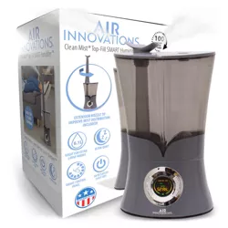 Air Innovations Ultrasonic Quiet 1.1, 1.6, or 2.15-Gallon Top Fill Cool Mist Digital Humidifier for Medium to Large Rooms 400 to 700 Sq Feet