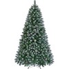 Yaheetech 4.5Ft/6Ft/7.5Ft Pre-decorated Frosted Artificial Christmas Tree - 2 of 4