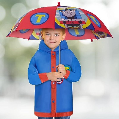 Nickelodeon Brandclub Thomas Friends Boys Raincoat and Umbrella Set Toddlers Age 2 3