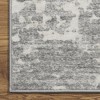 MontVoo Modern Abstract Washable Area Rug Gray - 4 of 4
