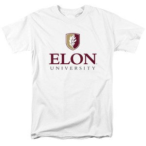 Men's Elon University Official Stacked T-Shirt - 1 of 4