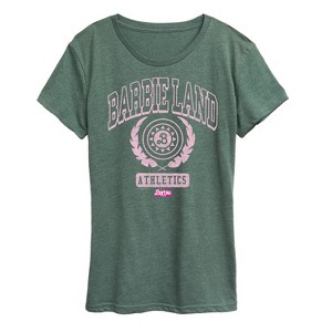 Women's - Barbie - Barbie Land Athletics Short Sleeve Graphic T-Shirt - 1 of 4