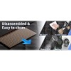 HANPURE Dog Car Seat Cover, 400lbs, Detachable Bottom, Back Seat Extender, Mesh Window, Storage Pocket, Fit for Car/SUV/Truck, Black - 2 of 4
