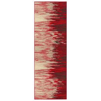 Abstract Multi-Color Modern Contemporary Transitional Eclectic High-Traffic Long-Lasting Indoor Area Rug by Blue Nile Mills